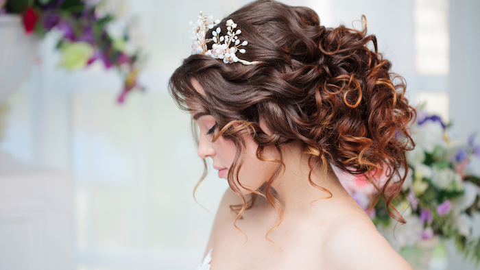 trouwkapsel met tiara trouwkapsel met tiara